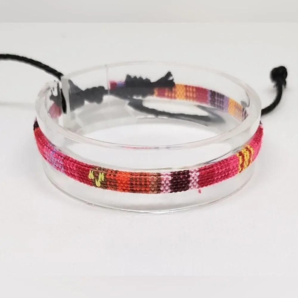 Men's bracelet striped Bohemian surfer‎ new e36